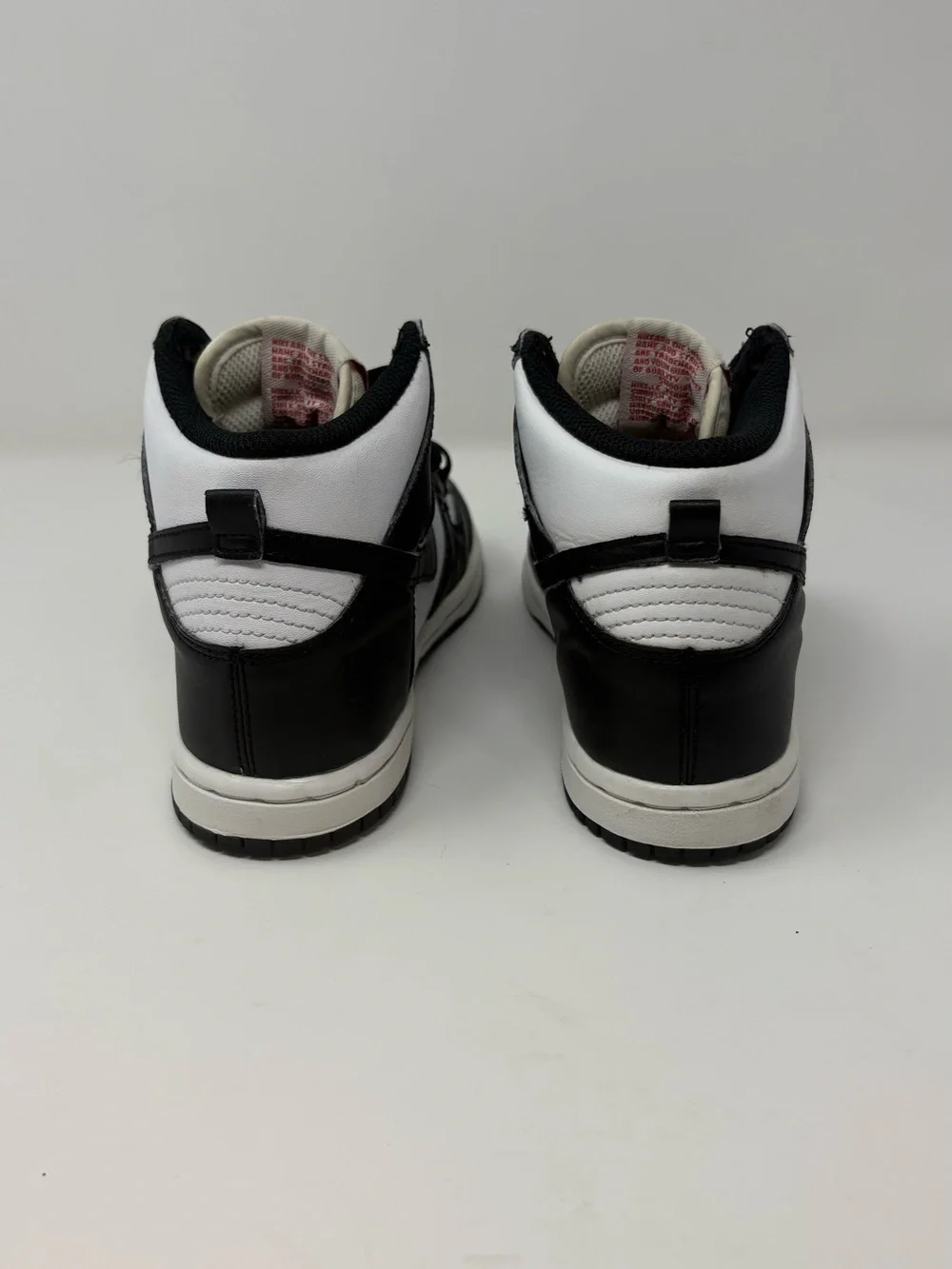 Nike Dunk High Panda Sneakers Black White Kids 13